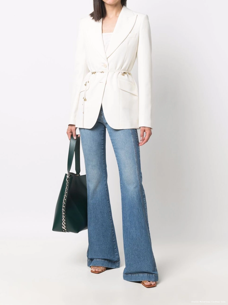 Cheap Stella belted single-breasted blazer McCartney Women 0803
